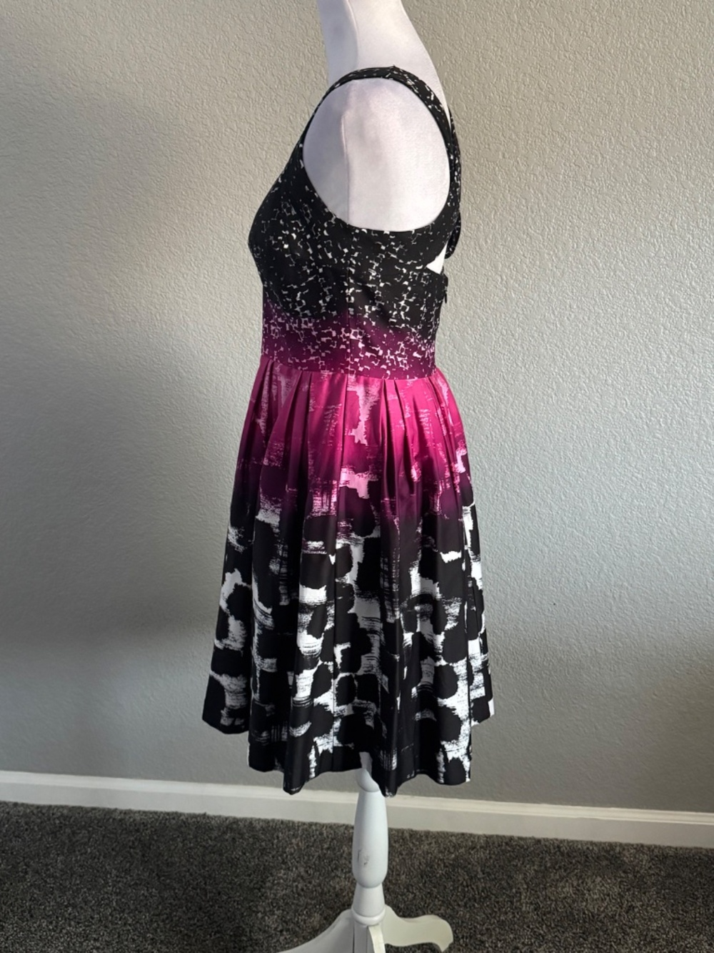 New W/ Tags Calvin Klein Sweetheart Fit & Flare Dress Size 4 Petite - Picture 4 of 12